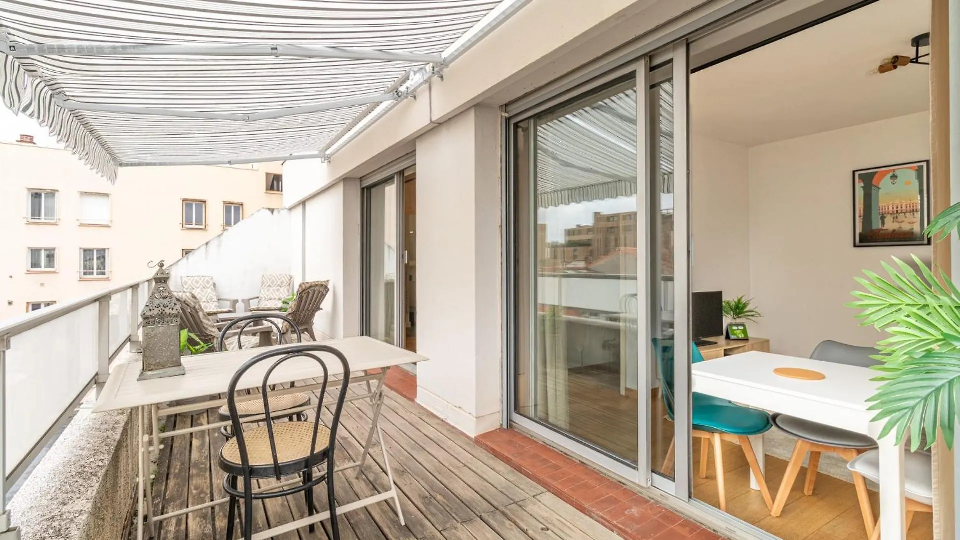 Apartmán Bright Flat With Terrace - Near Train Station Toulouse Francie
