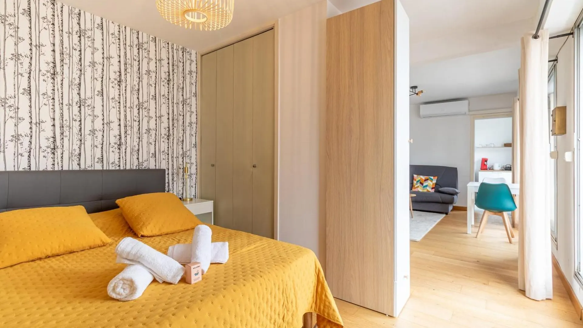 Apartmán Bright Flat With Terrace - Near Train Station Toulouse